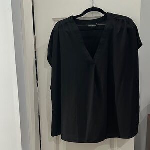 Banana Republic Black V-Neck Blouse